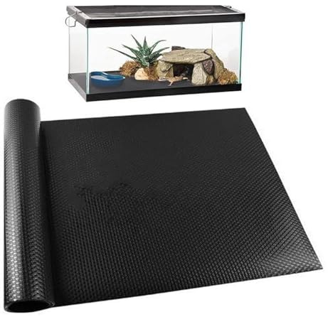 demaxiyad Bodenbelag für Bärtagame-Tanks, Reptilienteppich - Haustier-Terrarium-Einsatz,Bartagamen-Substrat, rutschfeste Reptilien-Substratmatte für Eidechsen-Schildkröten-Tankzubehör