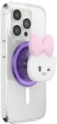 PopSockets PopGrip for MagSafe, Magnetic Phone Grip & Stand, Swappable Top, Secure Grip for iPhone MagSafe Cases, Kickstand for Hands-Free Viewing, Wireless Charging Compatible - Kawaii Daisy