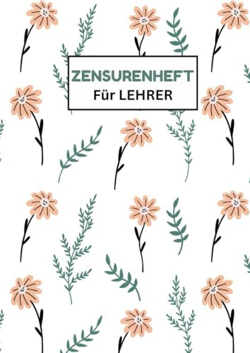 Zensurenheft: Notenplaner und Notenübersicht | Notenbuch A4, Schulplaner und Klassenbuch Perfetto come Geschenk für Lehrerinnen
