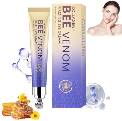 Bienengiftsalbe,Bienengift-Faltenentfernungscreme,2025 New Bienengift Anti-Falten-Creme,Anti-Falten-Feuchtigkeitscreme für Gesicht und Hals, für alle Hauttypen (blue, 1)