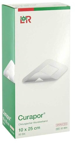 CURAPOR Wundverband steril 10x25 cm 50 St