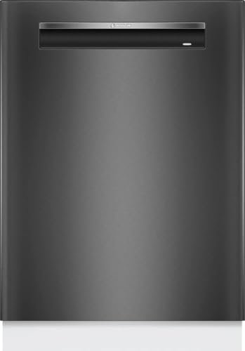 Bosch Unterbau Geschirrspüler 60 cm, Serie 4, SMP4ECC72S, Besteckschublade, Made in Germany, Extra Trocknen, Extrem leise, Green Collection, Home Connect, Gebürsteter schwarzer Stahl, Anti-Fingerprint