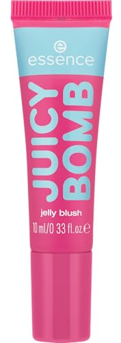 Essence Cosmetics Juicy Bomb Party Jelly Blush Gelée, Facile à Enlever, Splendide, Sensation de Rosée, Translucide,10 ml