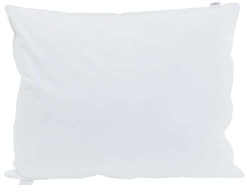 vidaXL Almohada de Cama para el Dormitorio, cómoda, rellena de Plumas, diseño Minimalista en algodón, Ideal para Relajarse