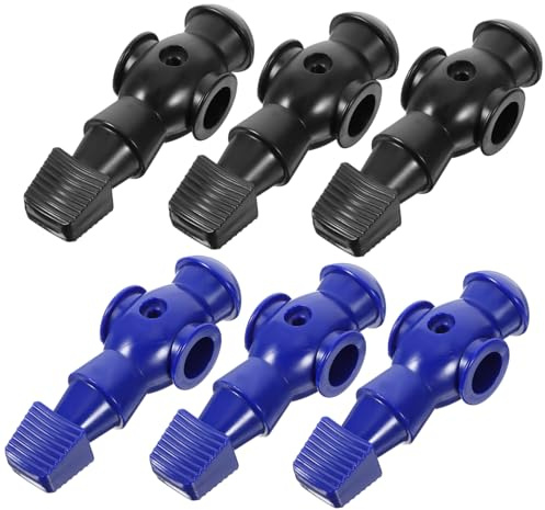 TOYZFRIENDY 6 Piezas Figuras de para Futbolín Accesorios Resistentes y Reutilizables Estándar Compatibles con Barras de Mesa de Fútbol para Reemplazo y Diversión de Mesa