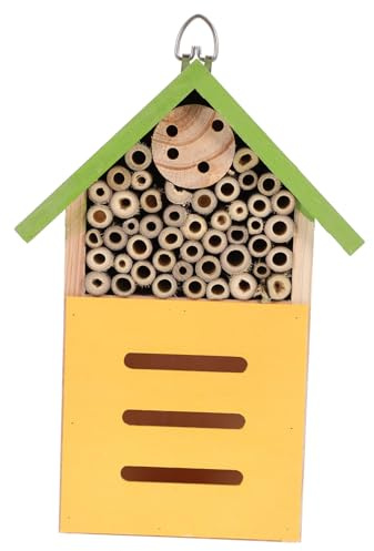 TOYANDONA Holzhaus Für Bienen Dekoratives Insektenhaus Marienkäferhütte Für Zimmer Und Garten