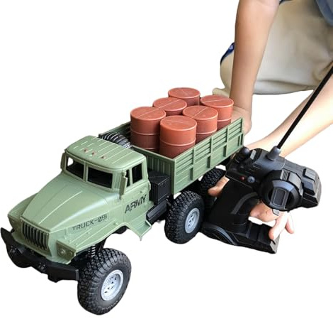 ZHUMCCY Automobili Radiocomandate,Giocattolo Camion Radiocomandato Per Esterno - Giocattoli Musicali Con Luci - per Ragazzi Bambini Piccoli Adulti Compleanno Natale Corsa all'Aperto