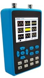 Portable Handheld Dual Channel Oscilloscope Vertical Sensitivity FFT Spectrum Analysis Sine Hardware Three Trigger Modes for Beginners DIY Use