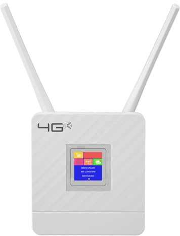 Routeur WiFi Portable Rapide 4G LTE, routeur de Carte SIM débloqué, Point d'accès Mobile Stable, Modem LTE Haute Vitesse, Point d'accès sans Fil fiable pour Une Utilisation à