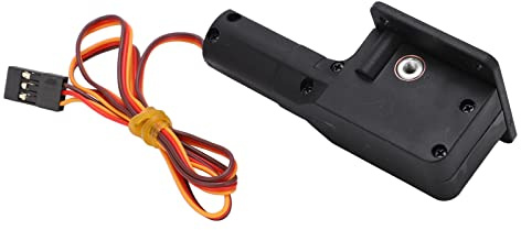 Drfeify Electric Retractable Landing Gear, Made of Plastic Aluminum Alloy and Copper with Double Shock Absorption Design for 1.2M RC Plane Fixed Wing Aircraft