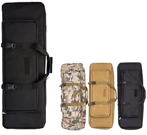 Taktische Doppel Gewehrtasche Waffentasche, Soft Case Shotgun Pouch Jagdtasche Für Luftgewehr Mit Justierbarem Schultergurt Für Langwaffen Luftgewehr Airsoft Gewehr Softairjagd A,100cm