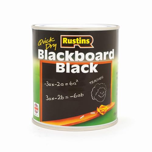 RUSTINS Blackboard Black Paint - 500ml
