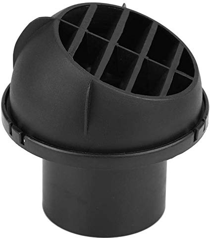 Aramox sortie d'aération évent 60mm, chauffage auto pour voiture de 60 mm gainant la sortie d'air chaud - 360 ° rotative