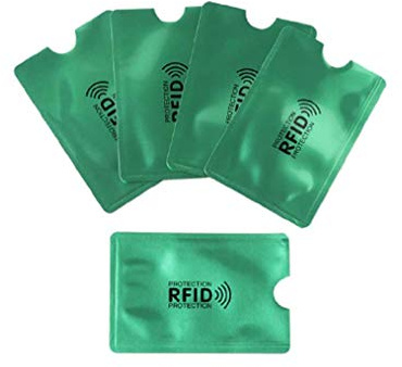 Waizmann.IDeaS® 10x RFID NFC Blocker Schutzhülle KREDITKARTE Hülle Abschirmung Schutz
