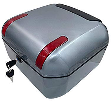 ZXCASDF Topcase Motorradkoffer Motorradkoffer-Innentaschen Set Passend Zu Gepäck, Seitenkoffern Und Top Case Aufbewahrungskofferroller Kann Helme,Grau