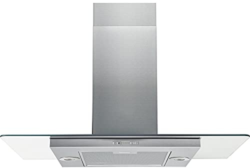 Hotpoint UIF 9.3F LB X Island Mount Cooker Hood Stainless Steel