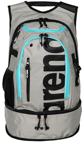 arena Fastpack 3.0 Bolsa Deportiva para Natación, Playa, Gimnasio y Deporte, Bolsa de Viaje de Tejido Hidrófugo con Tirantes Acolchados, Compartimento para Zapatos y Ropa Mojada, 40 L
