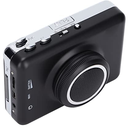 Garsent Kassetten-zu-MP3-Konverter, Tragbarer Bluetooth-Kassettenspieler mit Auto-Reverse, Kassetten-zu-Digital-MP3-Konverter, für 2000, für ME, für XP, für 7, für