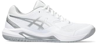 ASICS Dedicate 8 Donna Chaussures de Tennis Blanc Argent