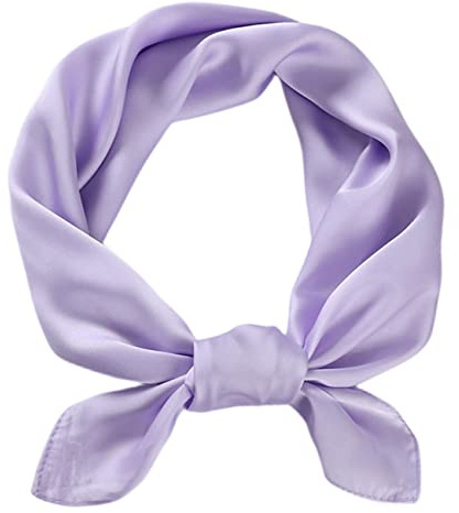 FAIRYGATE Damen Seidentuch Quadrates Bedrucktes Halstuch Satin Seidenschal Kopftuch 70x70cm