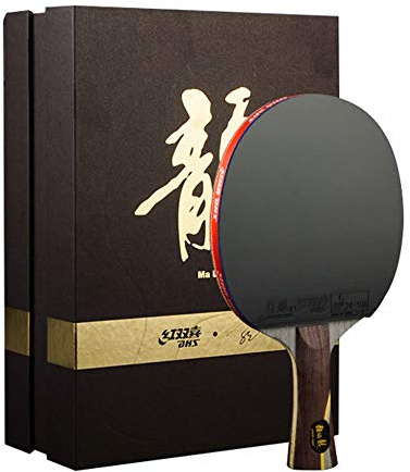 Professioneller Tischtennisschläger, Hochleistungs-Ping-Pong-Schläger, geeignet für fortgeschrittene Spieler und Wettkämpfe/wie abgebildet/Langer Griff