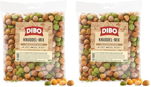 DIBO Mélange de câlins - Sachet de 500 g - Produits de Boulangerie comme Alimentation Saine et Naturelle pour Chiens de Dibo - Nourriture pour Chien - Barf, B.A.R.F - Friandises - Biscuits pour Chien