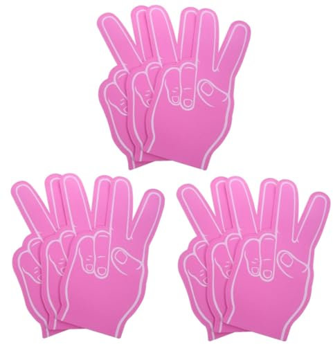 Supvox 9stücke Schaum Fingerhandschuhe Für Sportevents Eva Cheerleading Requisiten Für Fußball Partys Und Wettkämpfe Leichte Und Langlebige Geräuschmacher