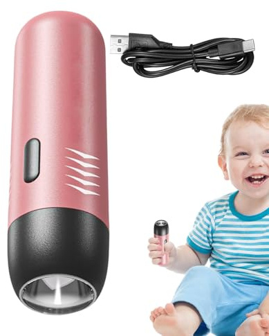 Genérico Linterna LED Recargable para Niños - Antorcha de Alto Lúmenes Ajustable y Compacta para Camping