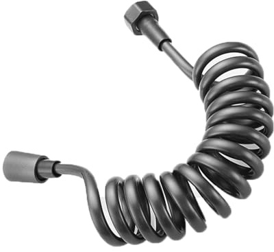TYMYW Bidet Hose for Toilet Flexible Shower Hose Retractable Shower Hose Spiral Hose Bidet Sprayer Spring Hose,Grey,5M