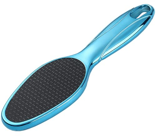 Dryxog Nano Glas Hornhautentferner Sanfte Fußpflege mit Langgriff Hornhauthobel Fuss Hornhautfeile Nasse Trockene Entfernt Fußraspel Harte Abgestorbene Haut Sichere Tragbare Fußfeile (Blau)