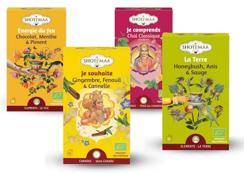 Infusions Bio Sans Caféine – Digestion Active, Légèreté, Réduction Ballonnements, Vitalité Équilibrée – Plantes Naturelles et Saveurs Digestives