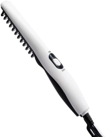 SOESFOUFU Peigne Lisseur à Barbe Électrique avec Réglage de Température Portable Rapide en Caoutchouc et Plastique pour Hommes et Femmes pour Coiffure et Salon