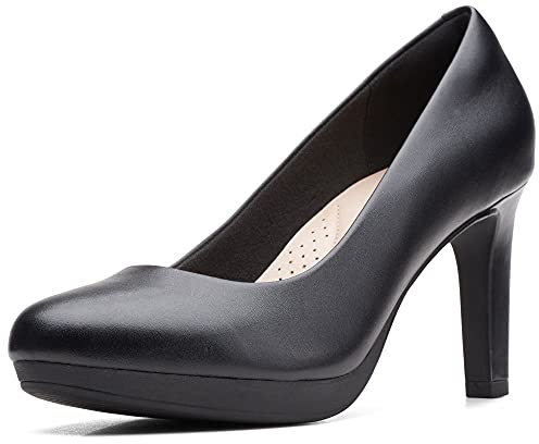 Clarks Ambyr Joy, Scarpe con Tacco, Donna, Nero (Black Interest), 42 EU