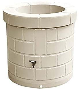 Plast'Up Rotomoulage PUIT RECUPERATEUR Eau DE Pluie 340L Beige