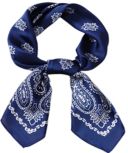 FAIRYGATE Halstuch Quadrat Seidentuch Schal Tuch Damen-schal Business schals Halstücher Multifunktion Seide Halstücher Kopftücher 29015