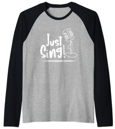 Just Sing Microphone | Chanteuse chantante | Chœur de karaoké Manche Raglan