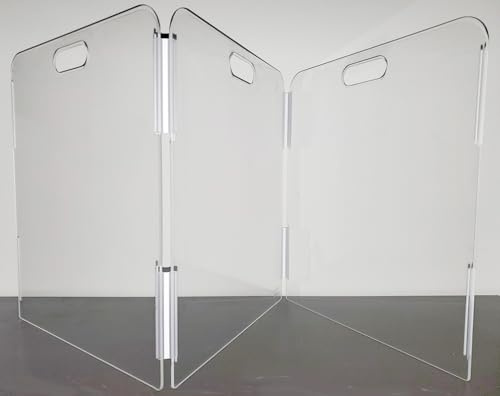 Pet Barrier (3-Panel) | Free-Standing Pet Gate | Foldable | Protect Your Indoor Living Spaces, Decorations, and Important Items from Pets | Made in The USA