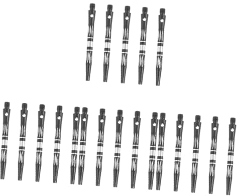 Toddmomy 20 STK Dartschaft Spielzeug Outdoor-Spielset Dart Schaft Austausch der Dartschäfte Dartstiel aus Metall Gewinde Zubehör Lieferungen Welle Aluminiumstange