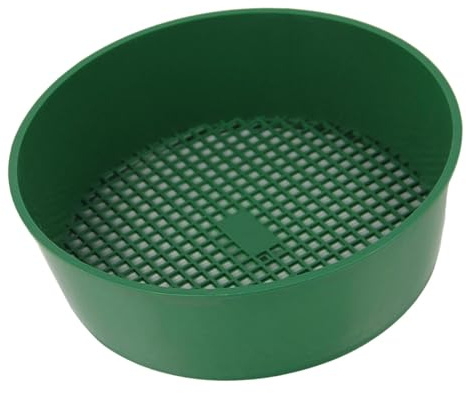 PETSOLA de Plástico Redondo para Jardín de Rocas, para Tierra Y Bonsáis.