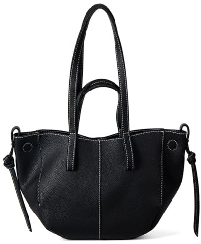 DKIIL NOIYB Kunstleder Tote Bag PU Umhängetasche Damen Gross Shopper Tasche Handtasche Henkeltaschen Gross Schultertasche Beuteltasche Hobo Bag Tragetasche