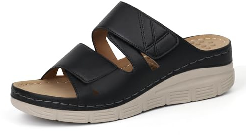 Ortho + Rest Femme Sandales Arche Support Slide Orthopédique de Marche Orthopédiques Sandales
