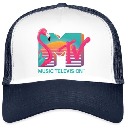 Spreadshirt MTV Music Television Flamingo-Logo Trucker Cap