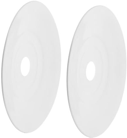 IWOWHERO 2pcs Industrial Round Diffuser Shade Lamp Shade Replacement Cover for Living Lampshade Flower Design Ceiling Fan Replacement Globes and Recessed Light Diffuser Cover