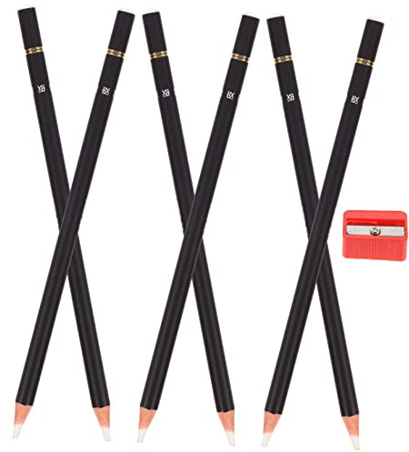 VILLCASE 6 Stück Gummibleistift Im Stiftstil Für Malerei Zeichenradierstift Als Highlighter Radierstift Mit Anspitzer Zum Entfernen Von Bleistiftstrichen Skizzenradierer Aus Hochwertigem Ma