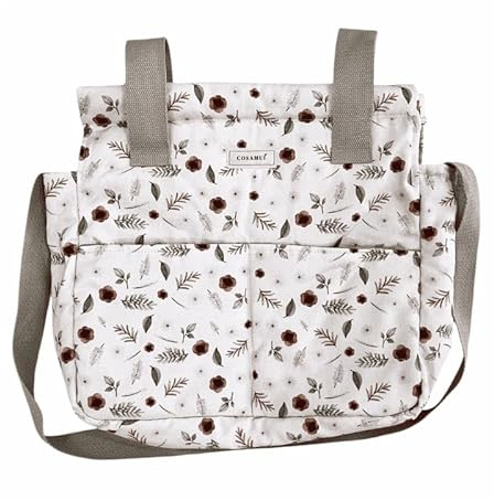 Cosamui Bolso para Carro de bebé de Paseo - Universal - Gran Capacidad - Bolsillos Exterior e Interiores (Petite)