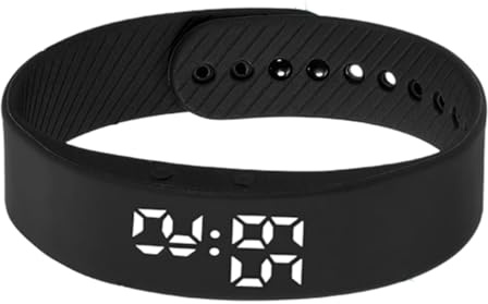 Bracciale intelligente - Tracker di esercizi di fitness banda con braccialetto impermeabile | Passagnoso orologio con allarme di vibrazione per uomini, donne, studenti, allenamento in palestra, cammin