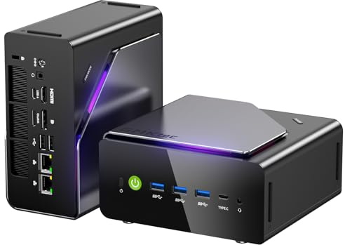 GMKtec K15 AI Mini PC Oculink avec processeur Intel Core Ultra 5 125U, 48 Go de RAM DDR5, SSD 1 To, ordinateur de bureau AI Boost, extension de stockage 3X M.2 2280, double NIC 2,5 GbE, HDMI 2.1, USB4