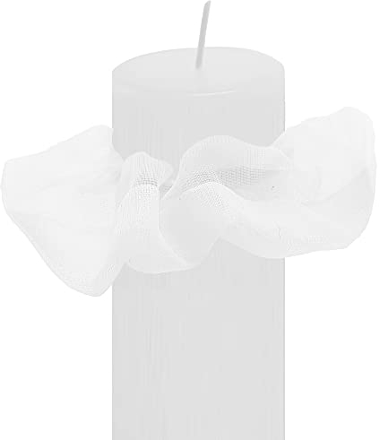 6 stück tropfschutz kommunionkerze,kerzenrock,tropfenfänger kommunionkerze,Kerzen tropfschutz Kommunion