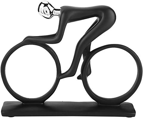 Liten Järnskulptur Metall Sportfigur Modell Staty Hantverk Modern Abstrakt Skulptur Prydnad Figurin Handsvetsad Heminredning Golfspelare Motorcyklist Basebollspelare Gjutjärn Konst