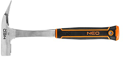 NEO TOOLS Zimmermannhammer 600 g, monolithische Bauart, Schlagfläche | Gehärtet, Zweikomponentengriff